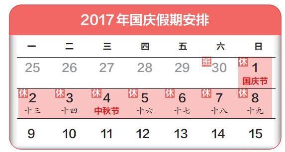 關(guān)于洛陽興罡石化設(shè)備有限公司2017年中秋節(jié)、國慶節(jié)放假安排的通知